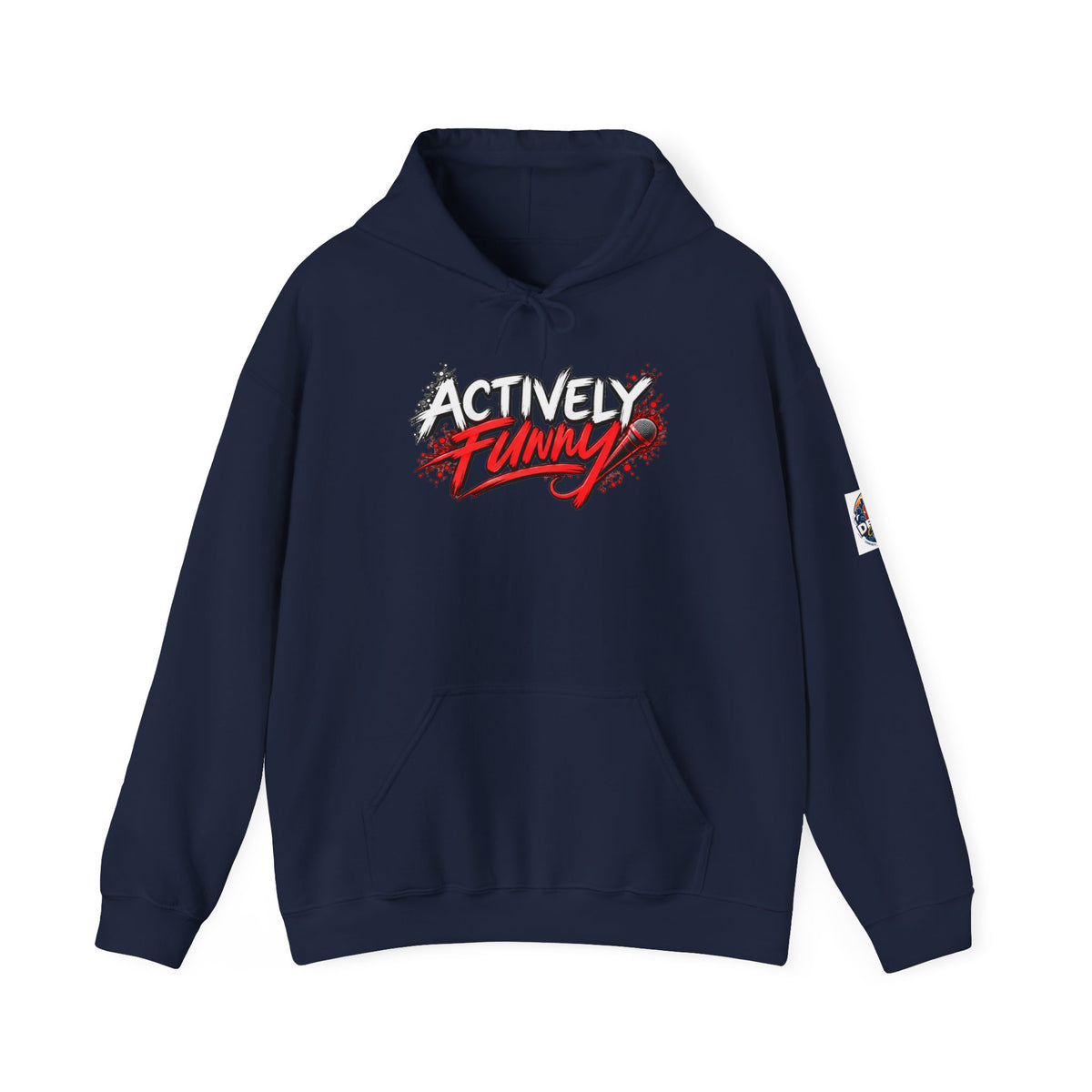 Actively Funny Hoodie — Support Live Comedy & Standup Performers