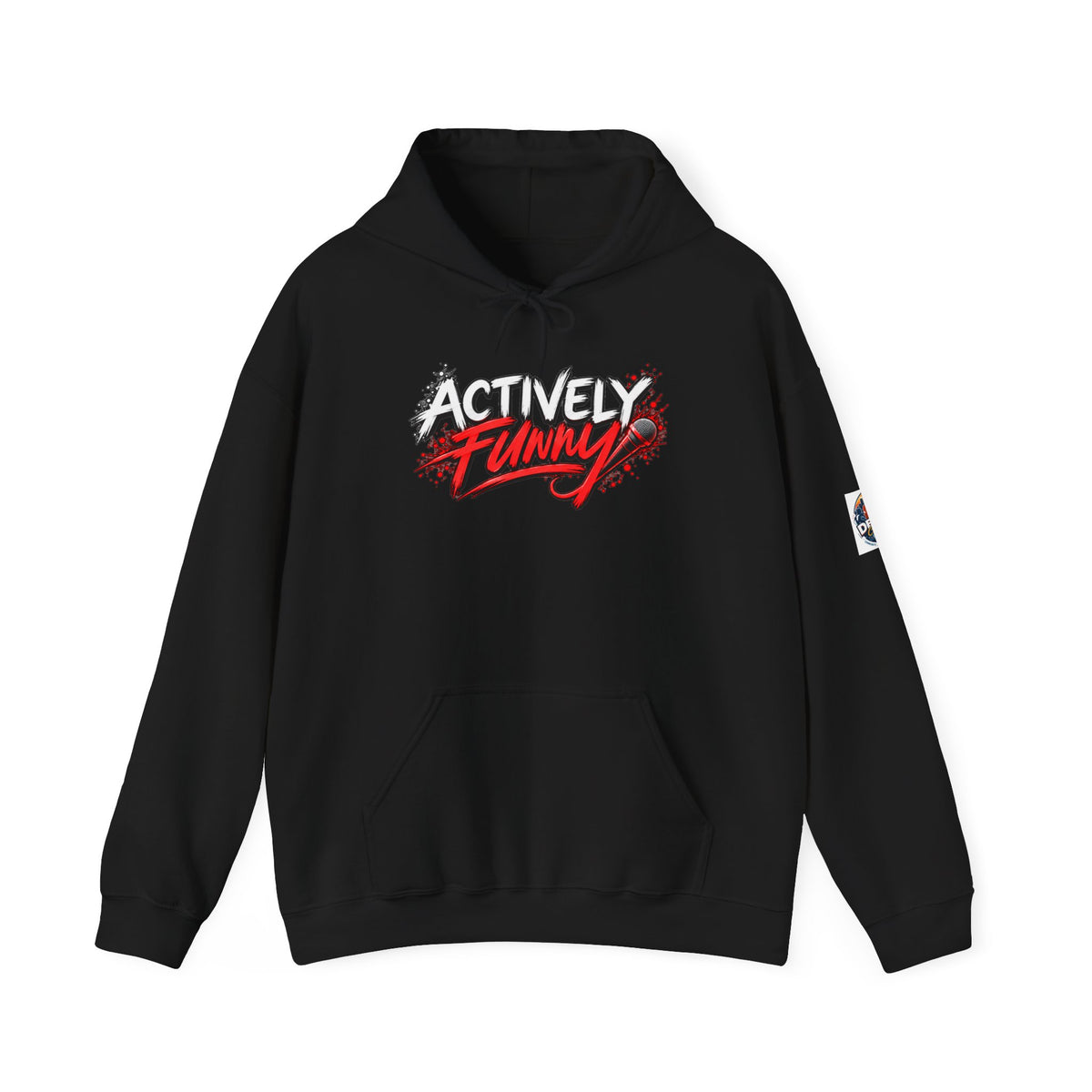 Actively Funny Hoodie — Support Live Comedy & Standup Performers
