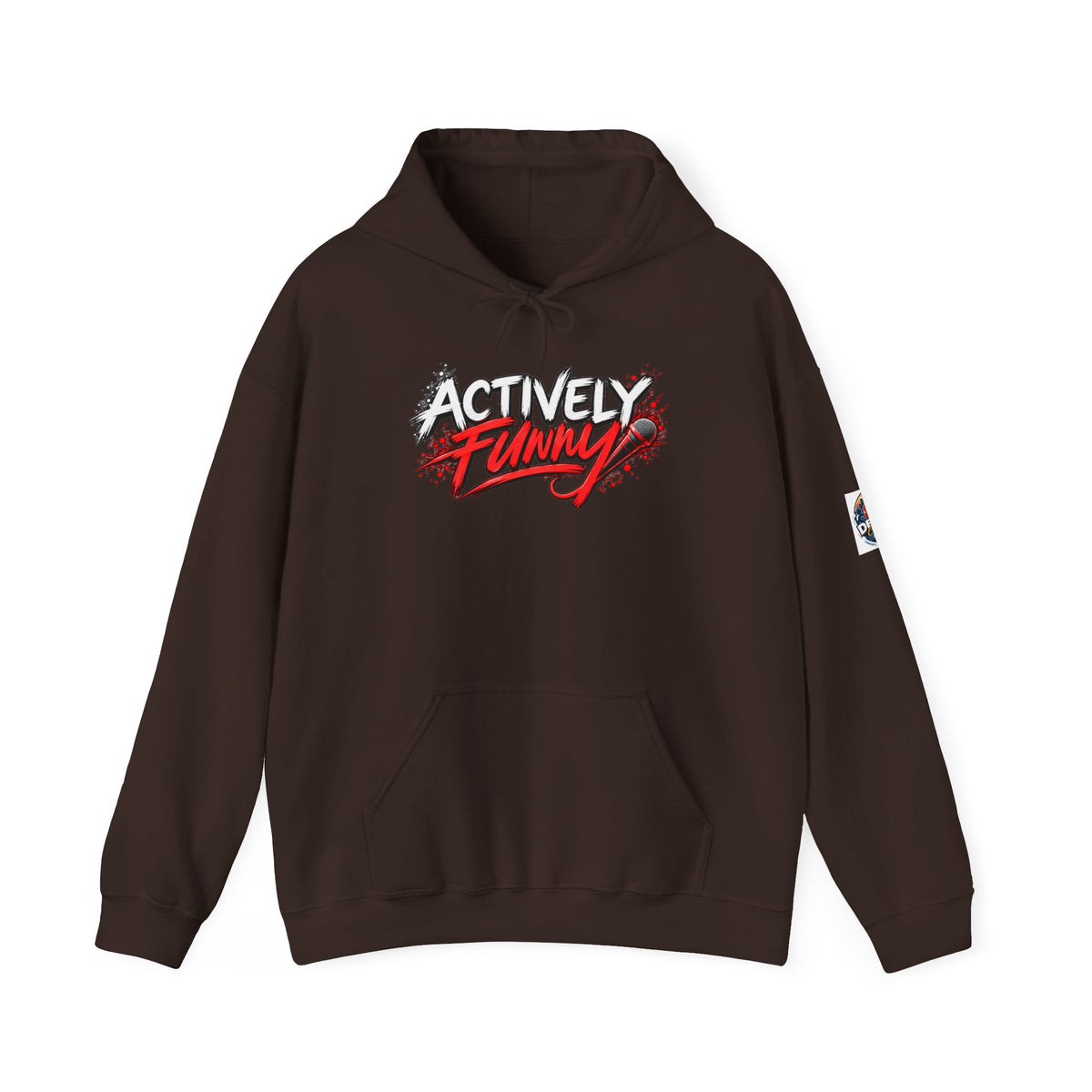 Actively Funny Hoodie — Support Live Comedy & Standup Performers