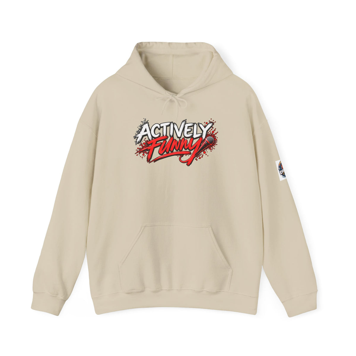 Actively Funny Hoodie — Support Live Comedy & Standup Performers