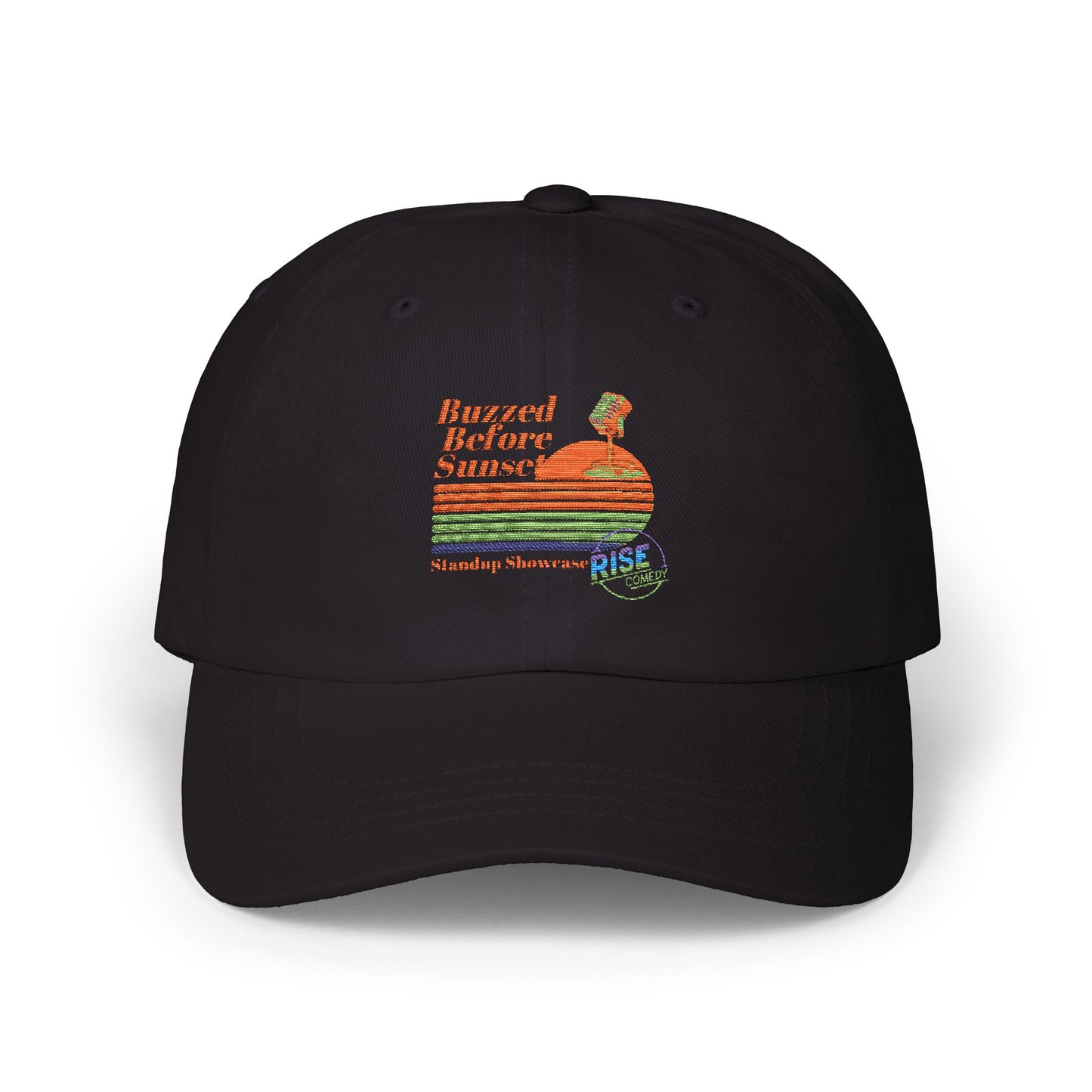 Buzzed Before Sunset Dad Hat - Classic Dad Cap (Rise Comedy)