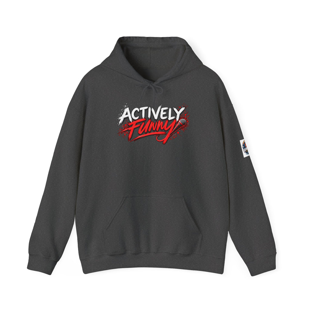 Actively Funny Hoodie — Support Live Comedy & Standup Performers