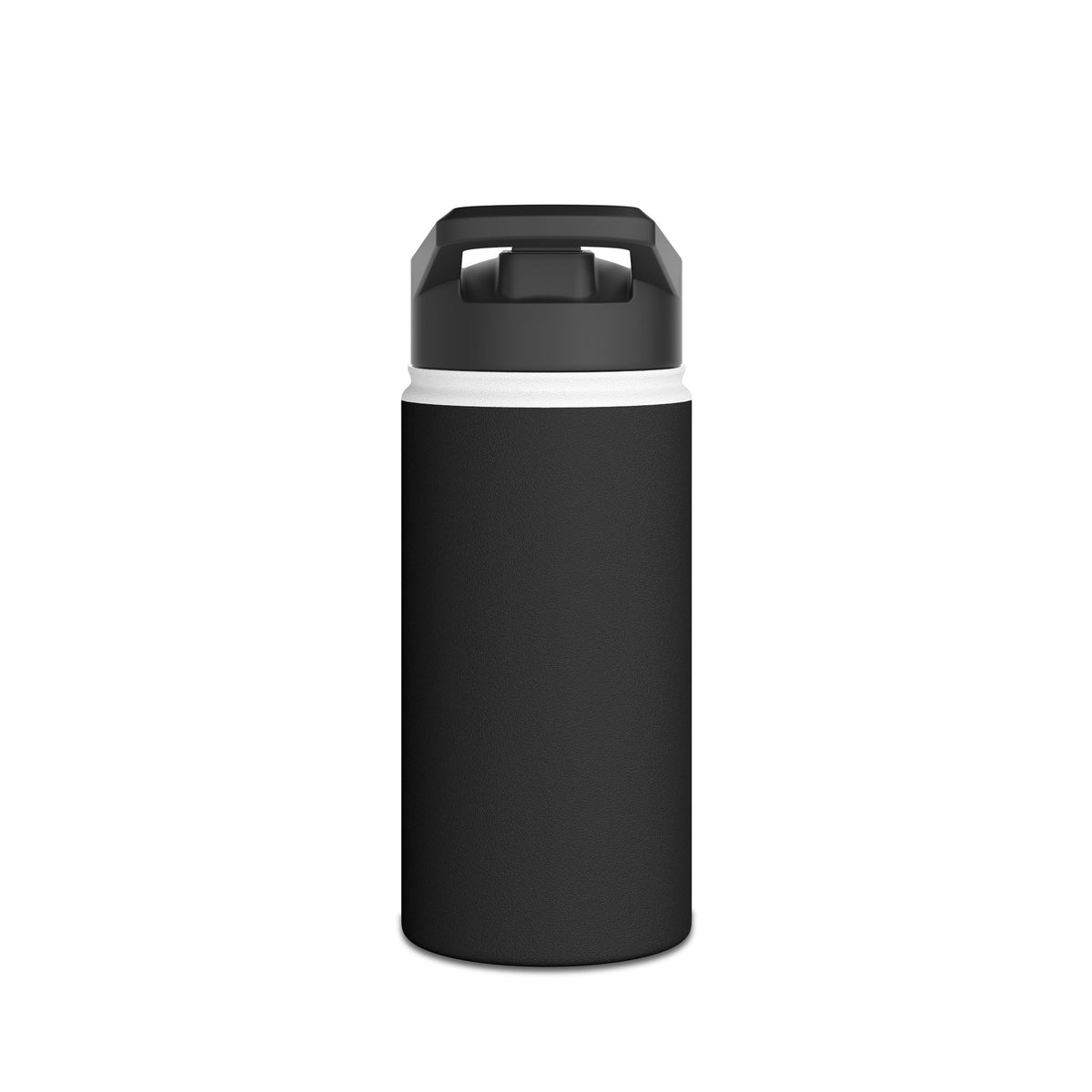 Actively Funny Stainless Steel Water Bottle — Insulated Black Bottle with 'Actively Funny' Graphic